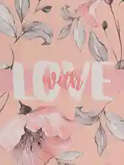 Пакет подарочный "Love", 22 х 25 х 12 см