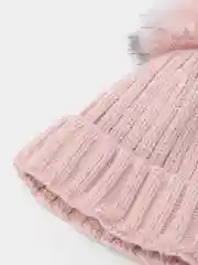 Конфетный шапка с помпоном Мальта, для девочек