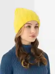 Лимонный шапка для девочек "Дарина", на флисе