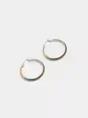 Серьги кольца конго, алмазная огранка