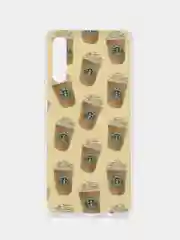 Хаки чехол силиконовый Samsung Galaxy A50 / A50s / A30s (Галакси), с рисунком