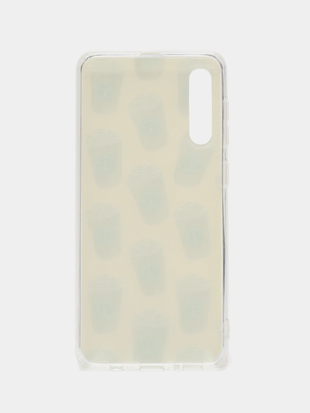 Хаки чехол силиконовый Samsung Galaxy A50 / A50s / A30s (Галакси), с рисунком