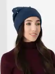Горчичный шапка женская Звезда