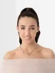 Серебряный подвеска с цепочкой на шею, кулон "Сердце"