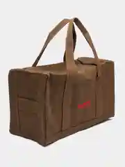 Хаки сумка дорожная, холщовая