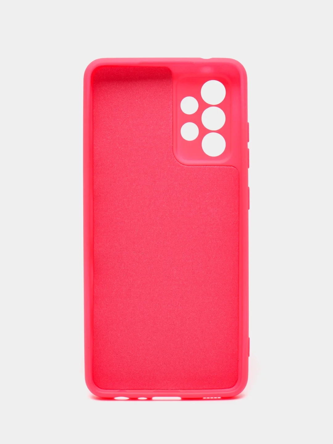 Тёмно-розовый чехол Samsung Galaxy A52 / A52s, Галакси А52, силиконовый Silicone Cover с закрытым низом