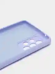 Сиреневый чехол Samsung Galaxy A52 / A52s, Галакси А52, силиконовый Silicone Cover с закрытым низом