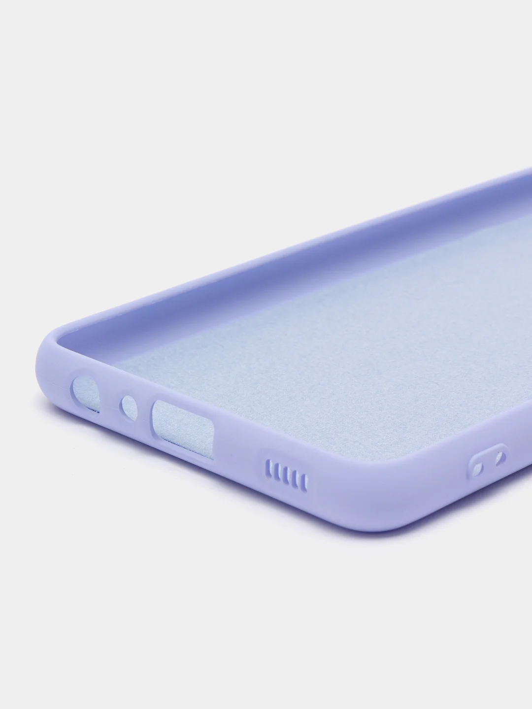 Сиреневый чехол Samsung Galaxy A52 / A52s, Галакси А52, силиконовый Silicone Cover с закрытым низом