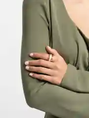 Белый набор колец, 3 штуки