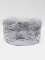 Серый меховая сумка клатч на цепочке / плюшевая сумочка на плечо