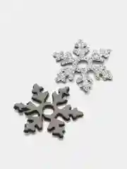 Серебряный снежинки из цветного фоамирана