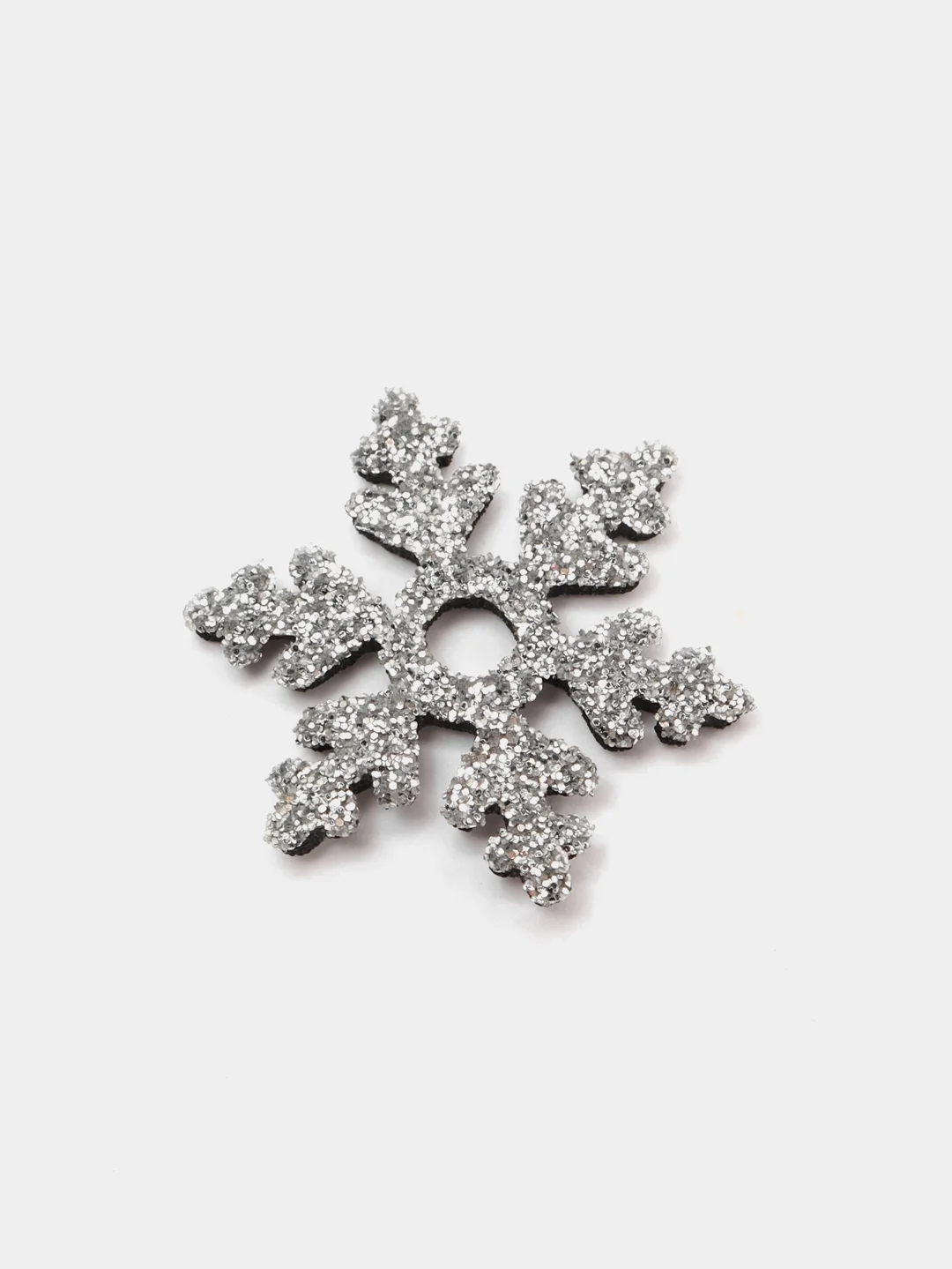Серебряный снежинки из цветного фоамирана