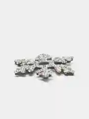 Серебряный снежинки из цветного фоамирана