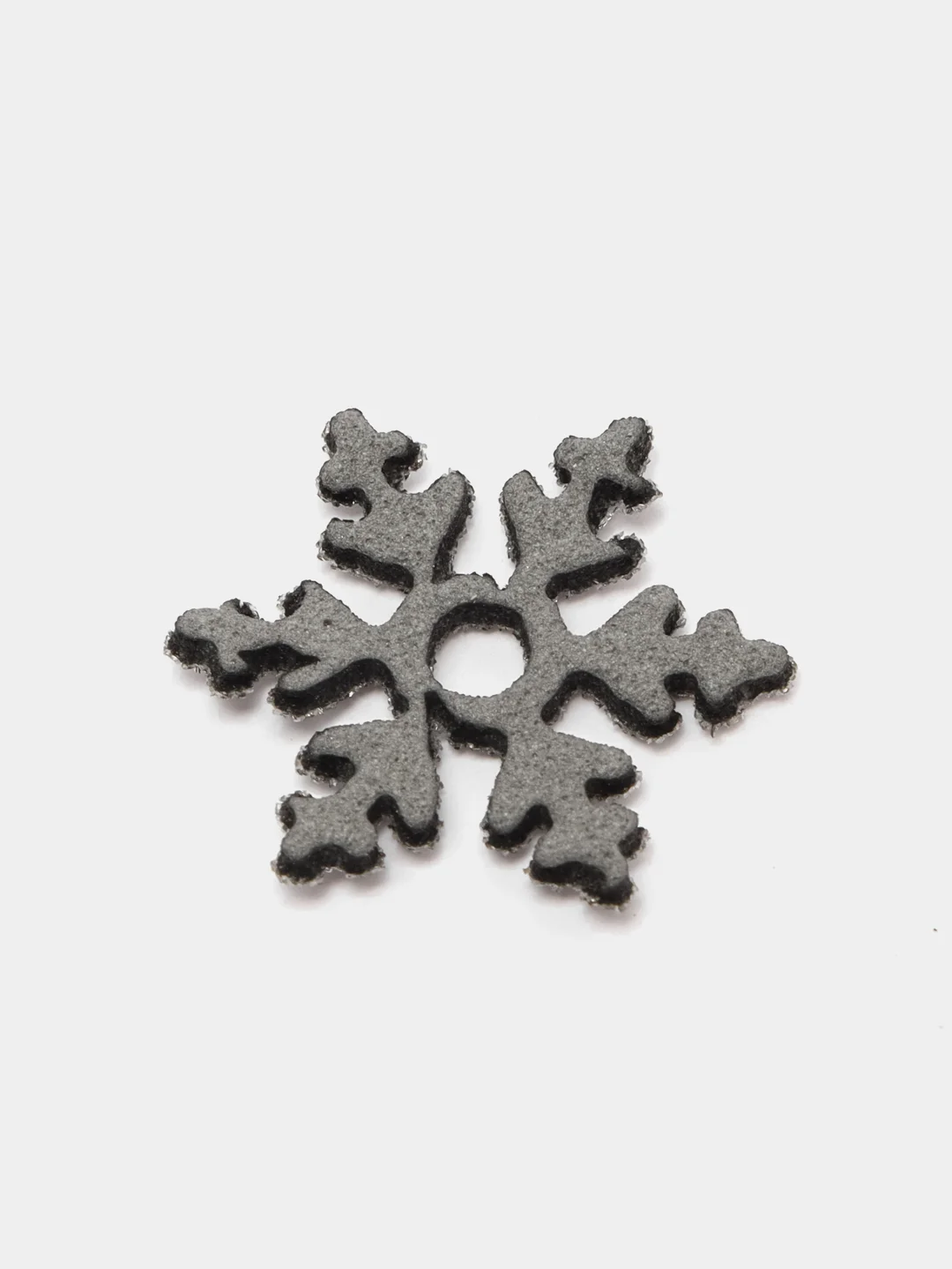 Серебряный снежинки из цветного фоамирана