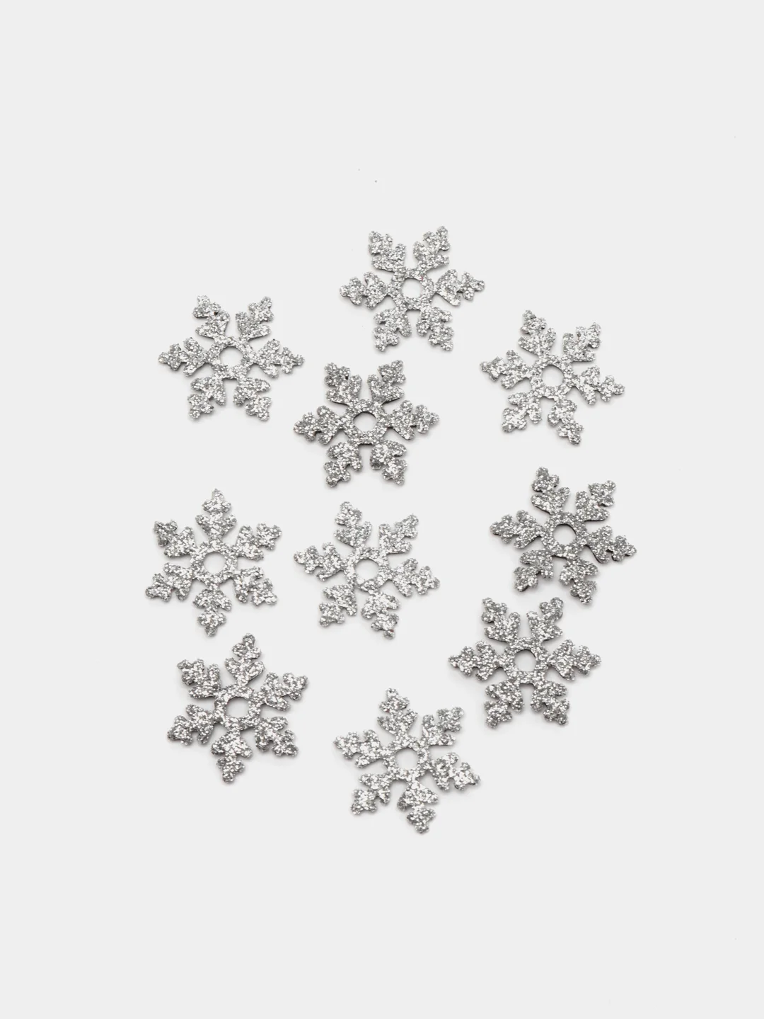 Серебряный снежинки из цветного фоамирана