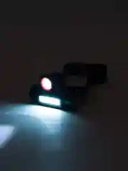 Фонарь налобный, с магнитом, USB и зумом