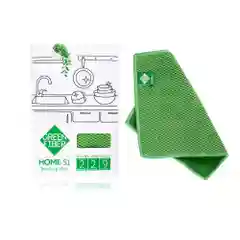 Салфетка для мытья посуды, 20 х 16 см, Green Fiber HOME S1, GreenWay