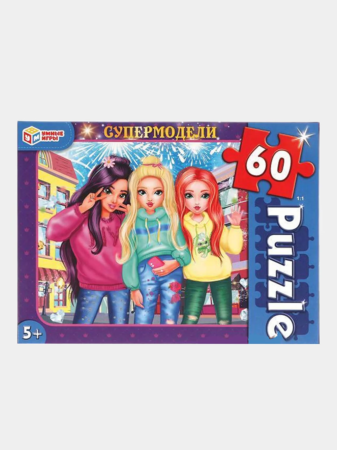 Индиго пазлы 60 деталей