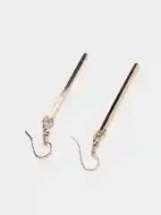 Золотой серьги-подвески Simple, длинные серьги женские, бижутерия, серьги висячие минимализм