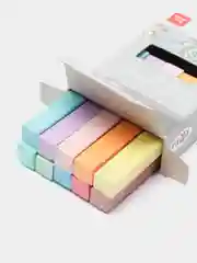 Мел для рисования "Гамма", цветные, 10 штук, мягкие, квадратная форма
