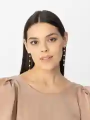 Серьги подвески с жемчугом Adela, длинные