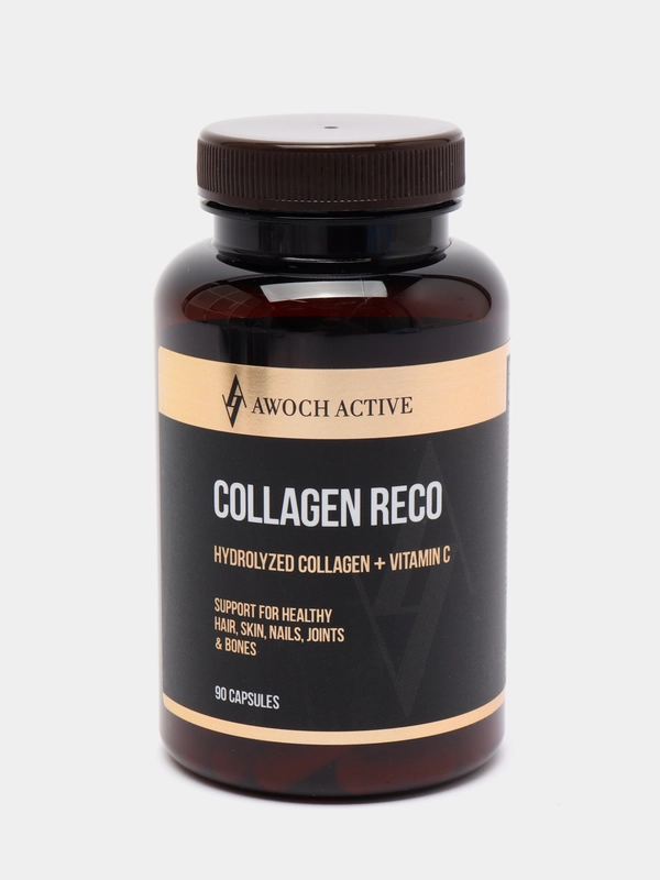 БАД AWOCH ACTIVE COLLAGEN REGO, коллаген гидролизованный с витамином С, 90/120 капсул