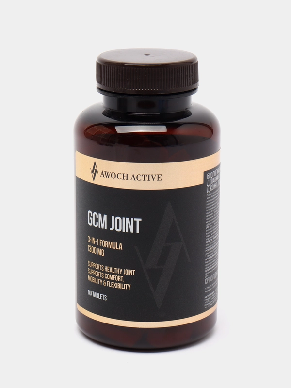 БАД к пище AWOCH ACTIVE GCM JOINT 3 in 1, хондроитин, глюкозамин с МСМ, 90 таблеток