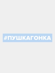 Наклейка на автомобиль По-братски "Пушка Гонка"