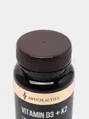 БАД к пище AWOCH ACTIVE Витамин D3+К2, 2000 МЕ, 60 таблеток