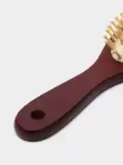 Коричневый массажная расческа  с бамбуковыми зубчиками/Массажная расчёска для волосРасчёска массажная