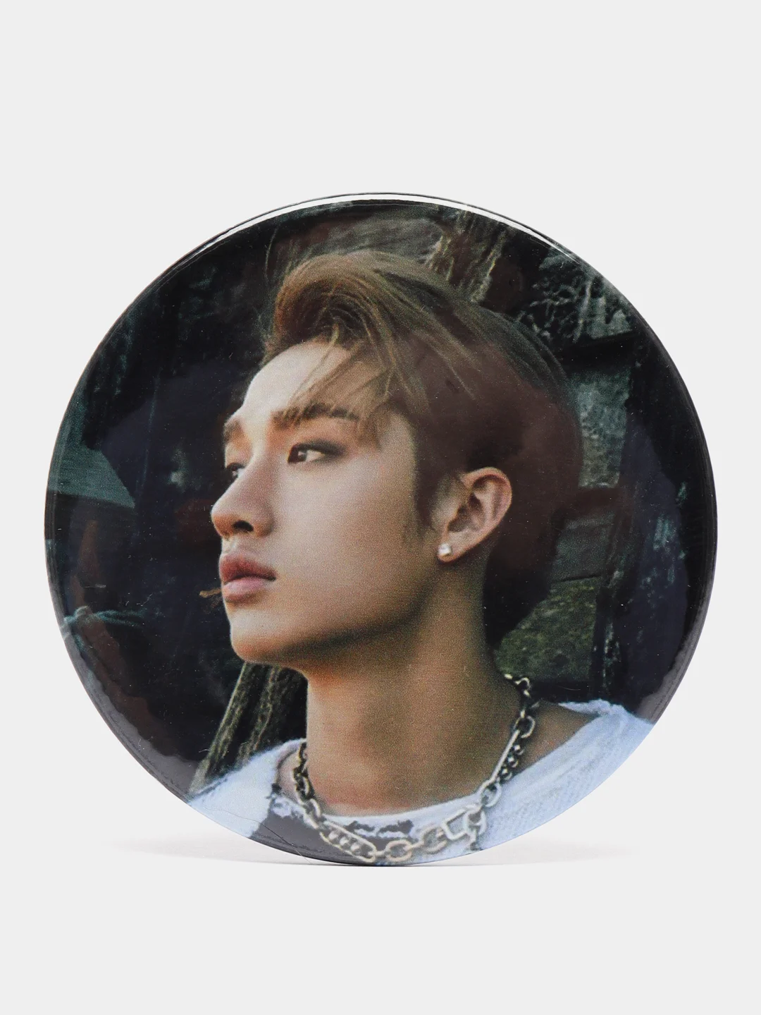 Бежевый меланж значок K-pop, группа Stray Kids