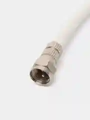 Белый тв кабель РК-75 и RG6, с разъёмами и без