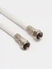 Белый тв кабель РК-75 и RG6, с разъёмами и без