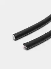 Черный тв кабель РК-75 и RG6, с разъёмами и без