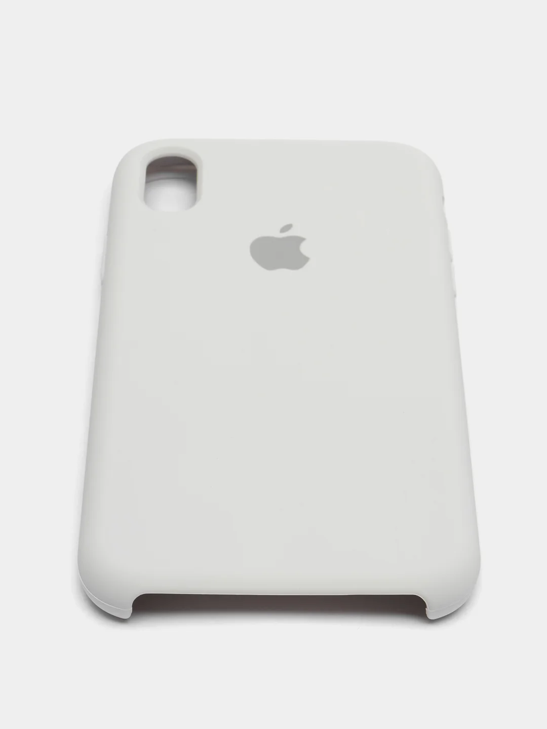 Бежевый меланж чехол Silicone Case для iPhone XR
