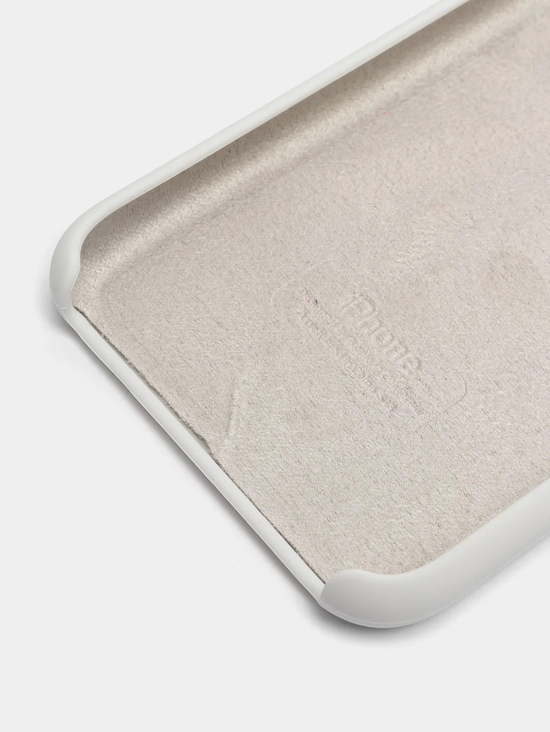 Бежевый меланж чехол Silicone Case для iPhone XR