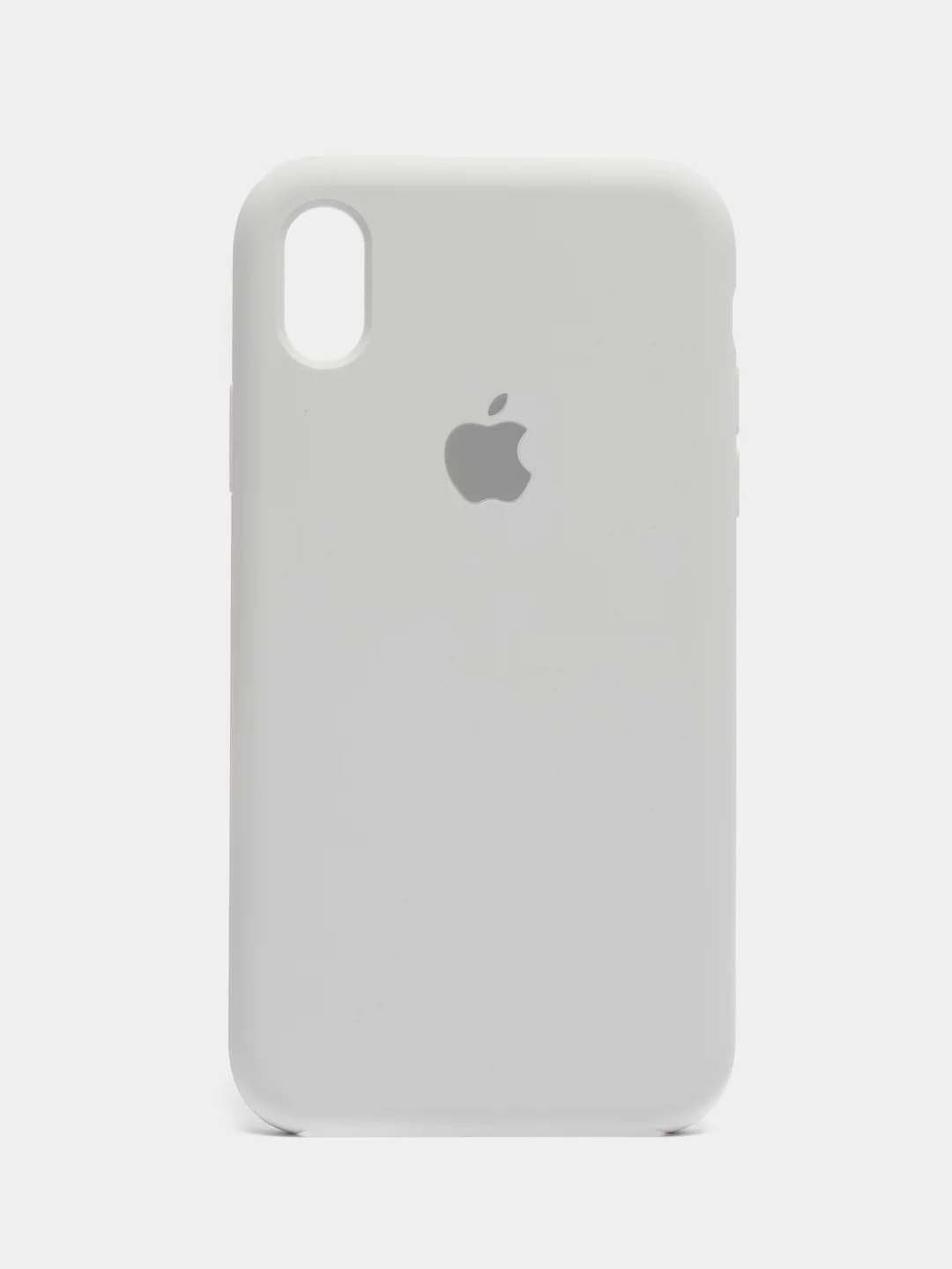 Бежевый меланж чехол Silicone Case для iPhone XR