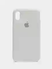 Бежевый меланж чехол Silicone Case для iPhone XR