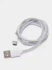 Белый кабель microUsb / Type-C для зарядки и передачи данных