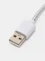 Белый кабель microUsb / Type-C для зарядки и передачи данных