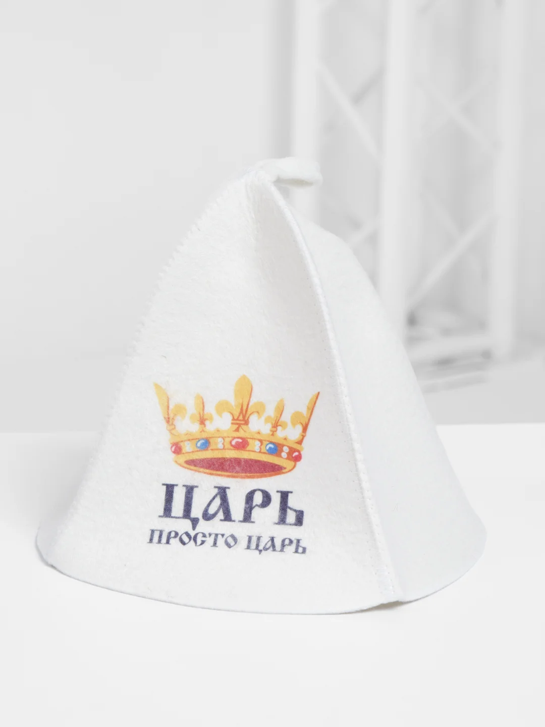 Марсала шапка банная с надписью