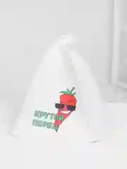 Индиго шапка банная с надписью