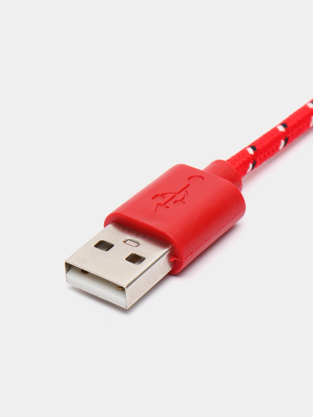 Красный кабель microUsb / Type-C для зарядки и передачи данных