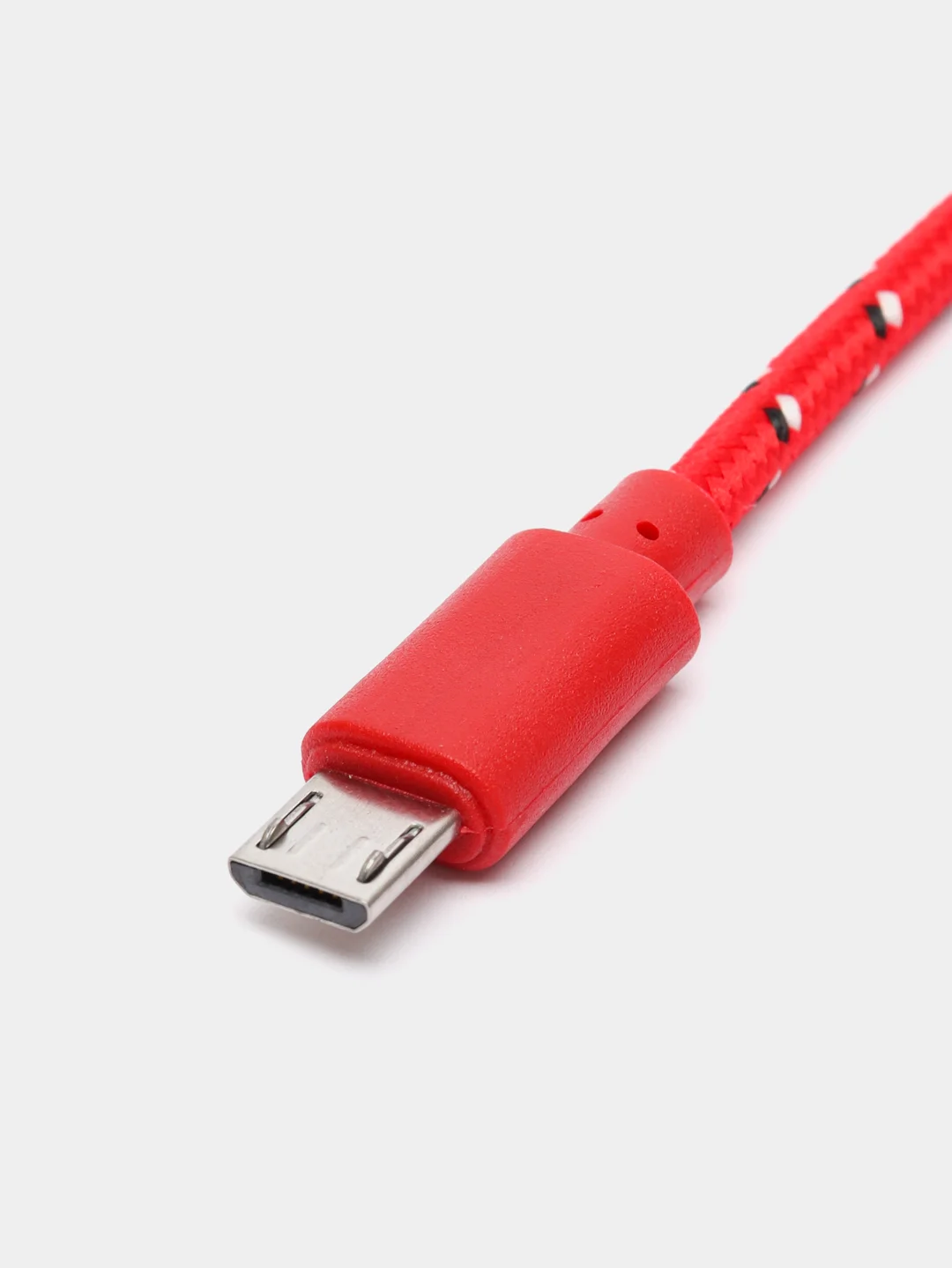 Красный кабель microUsb / Type-C для зарядки и передачи данных