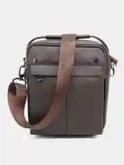 Коричневый сумка мужская из искусственной кожи Pellecon