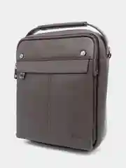 Коричневый сумка мужская из искусственной кожи Pellecon