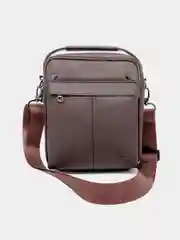 Коричневый сумка мужская из искусственной кожи Pellecon