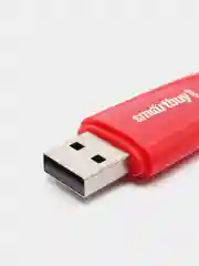 Красный флеш-накопитель SmartBuy, флешка USB 2.0, 8, 16, 32, 64 ГБ
