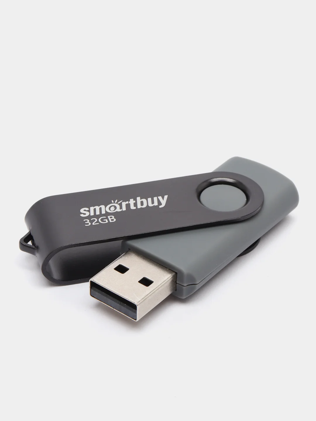 Черный флешка SmartBuy Twist USB 2.0, 4 объема
