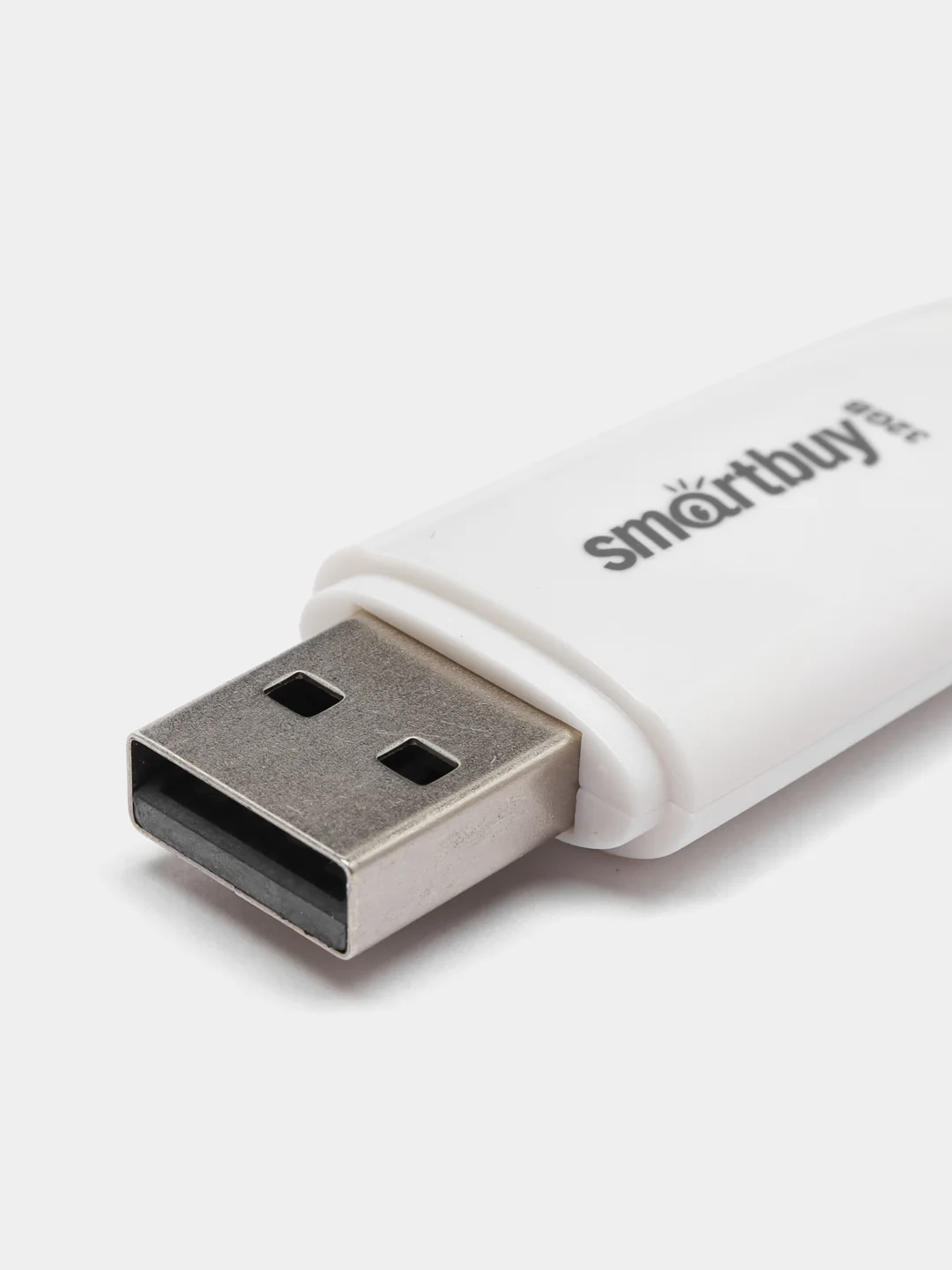 Белый флеш-накопитель SmartBuy, флешка USB 2.0, 8, 16, 32, 64 ГБ